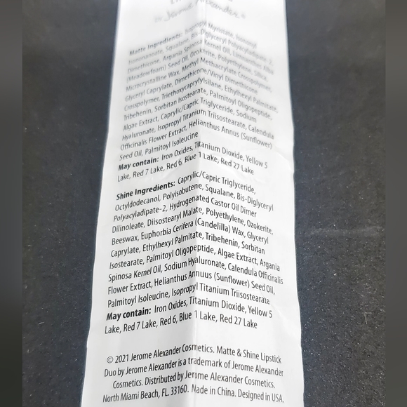 JEROME ALEXANDER MATTE & SHINE LIPSTICK DUO 101 FRUIT PUNCH NIB - Picture 9 of 9